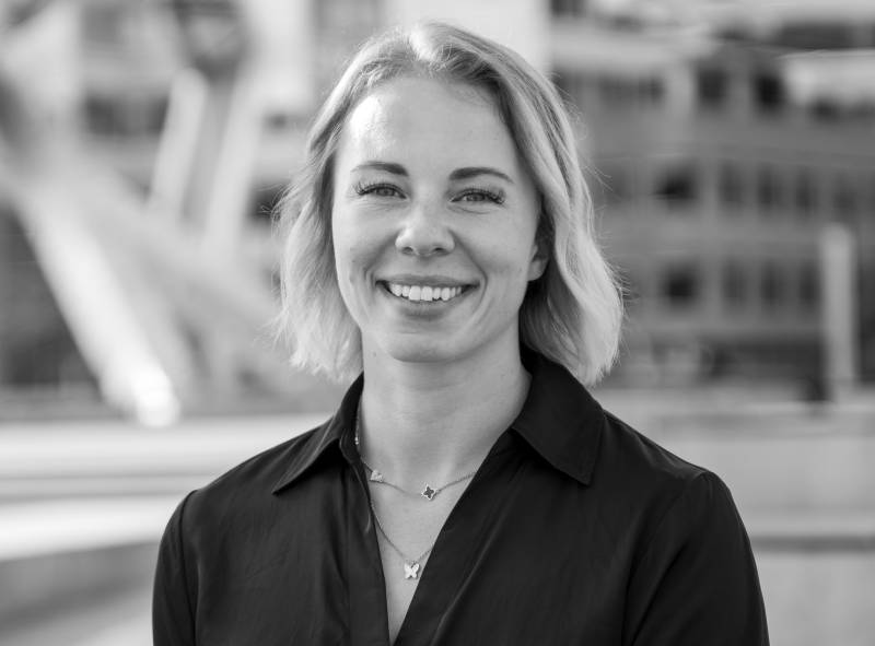 Bara Volfova Headshot BW