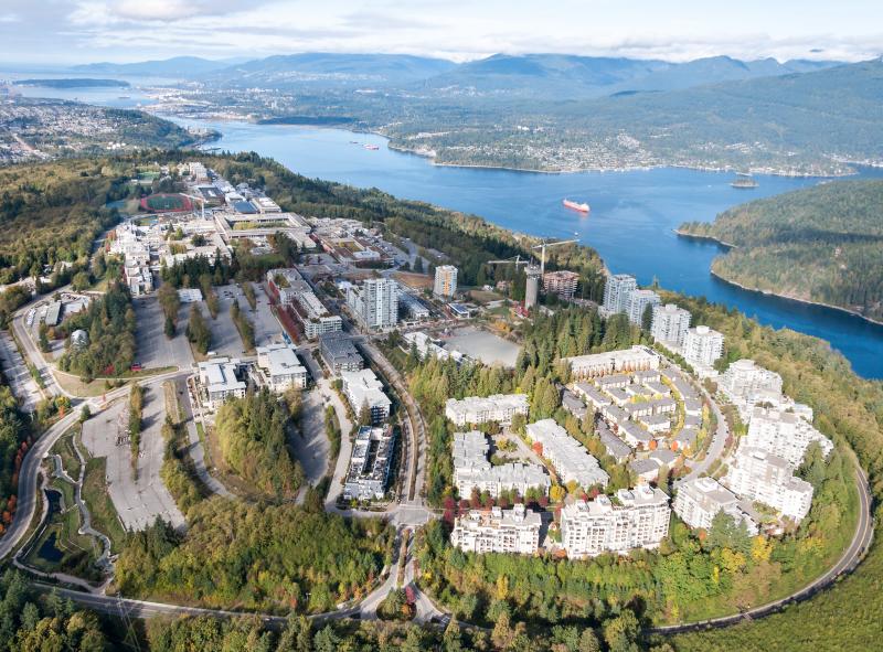 SFU UniverCity Aerial