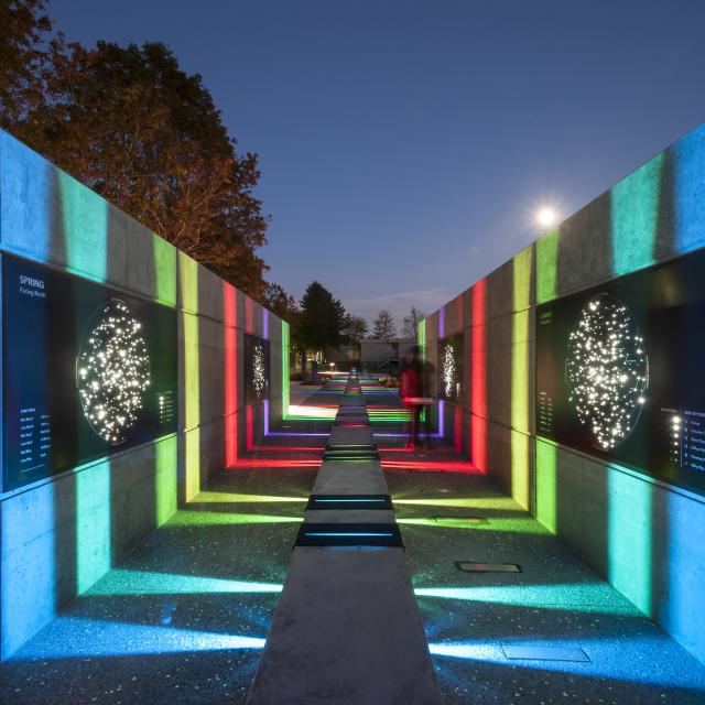 SFU Trottier Observatory and Science Courtyard