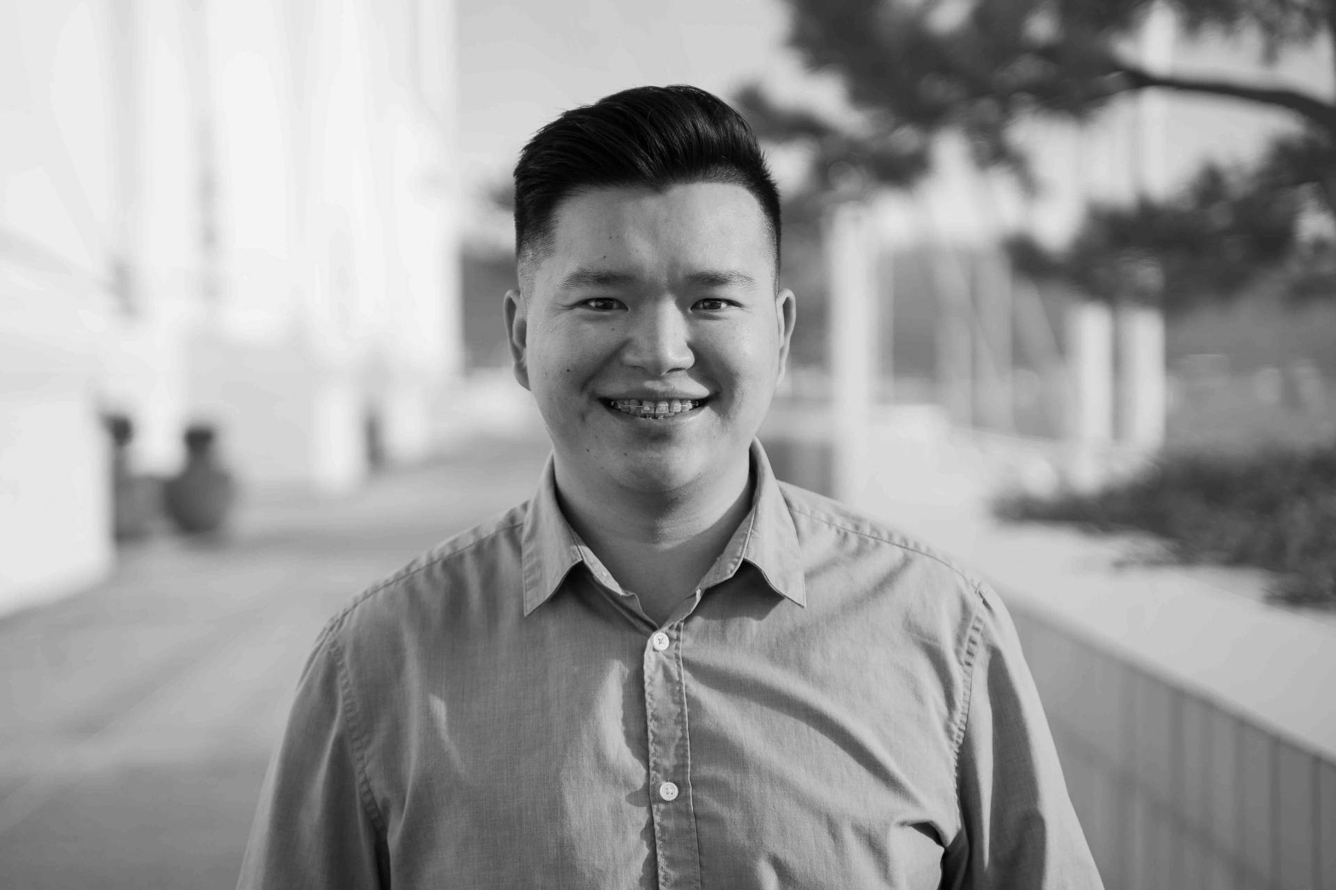 Jacky Wah BW Headshot