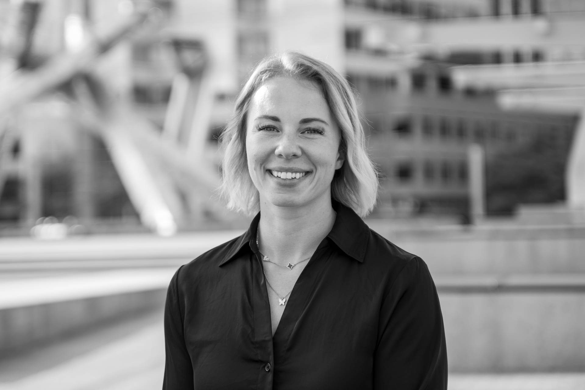 Bara Volfova Headshot BW