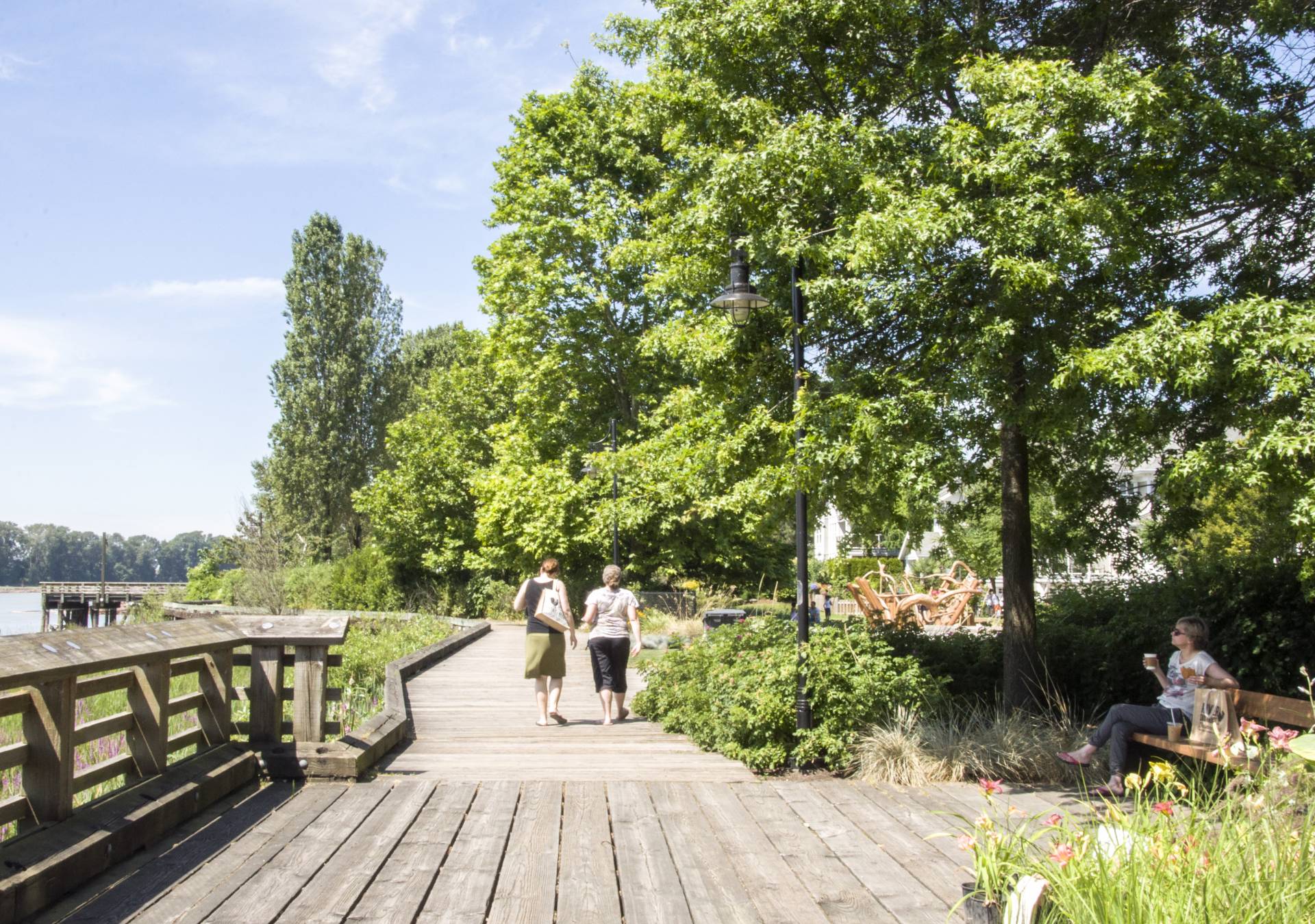 River District Neighbourhood boardwalk