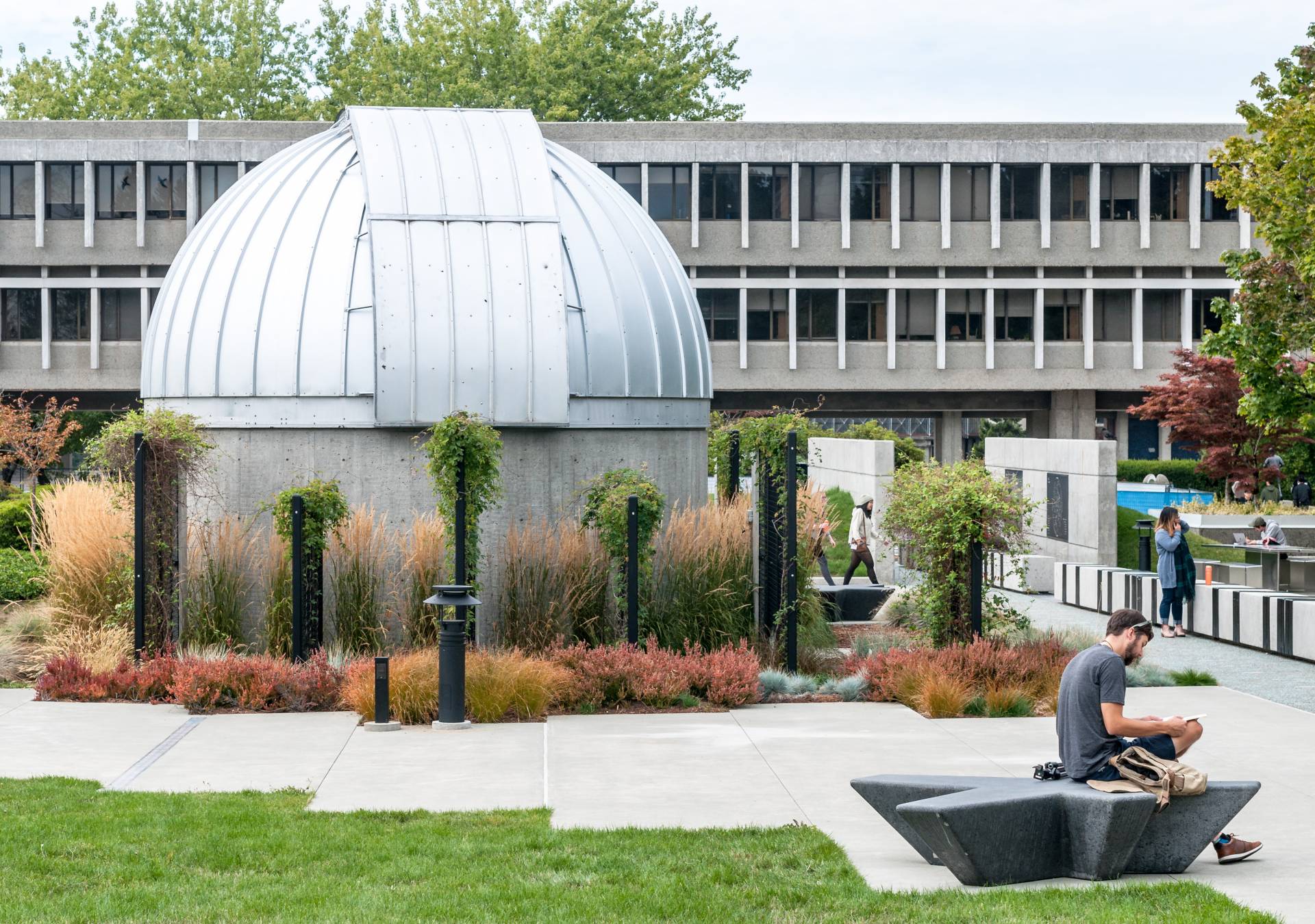 Observatory and planting