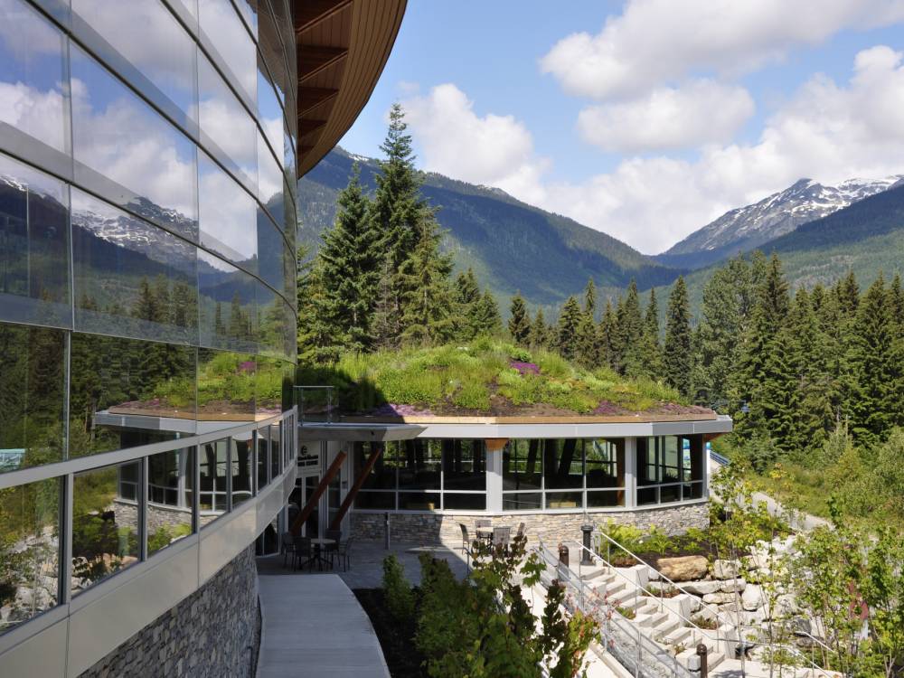 Cultural Centre green roof exterior