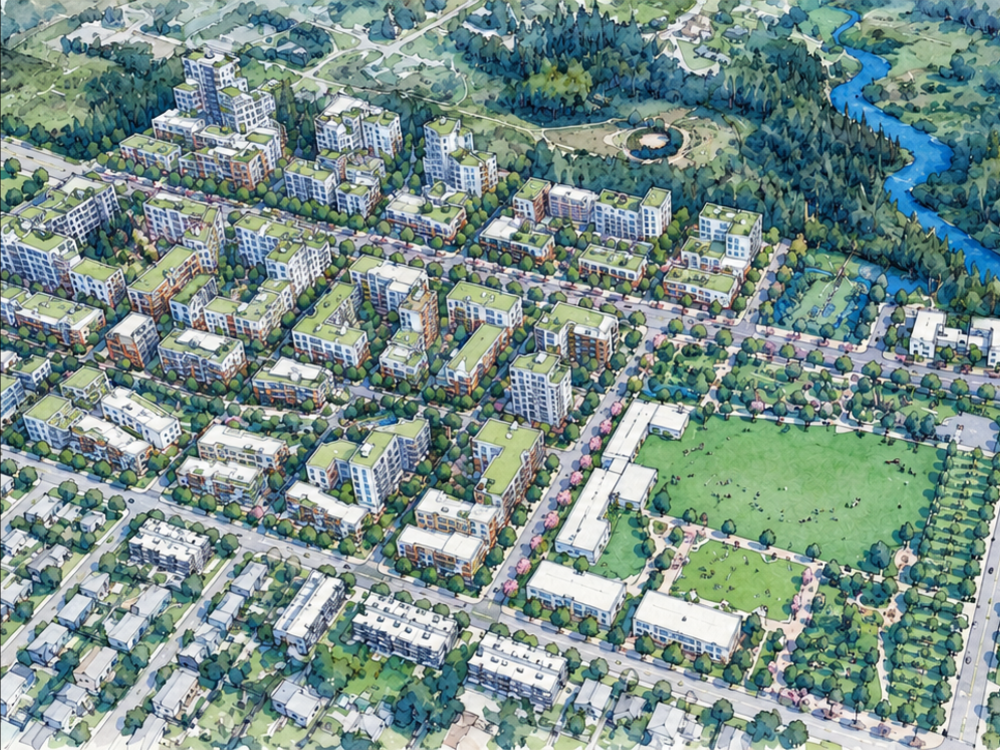 Aerial sketch