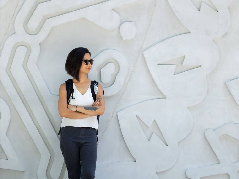 woman standing