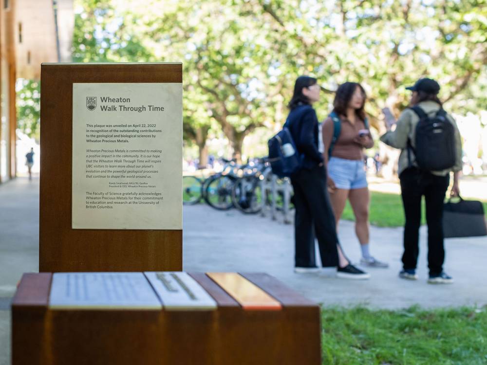 Photo of close up of interpretive signage.