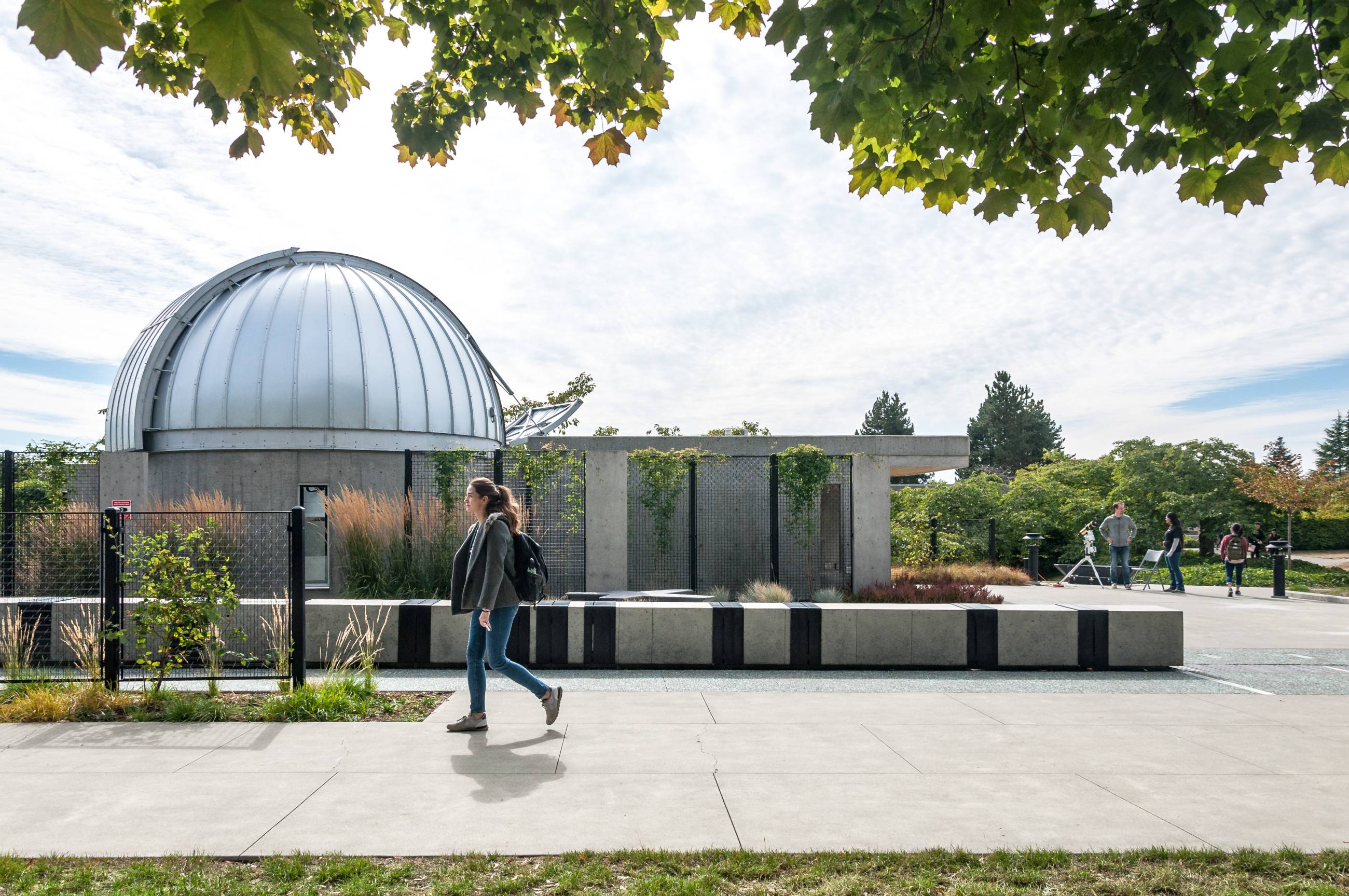 SFU Trottier Observatory and Science Courtyard