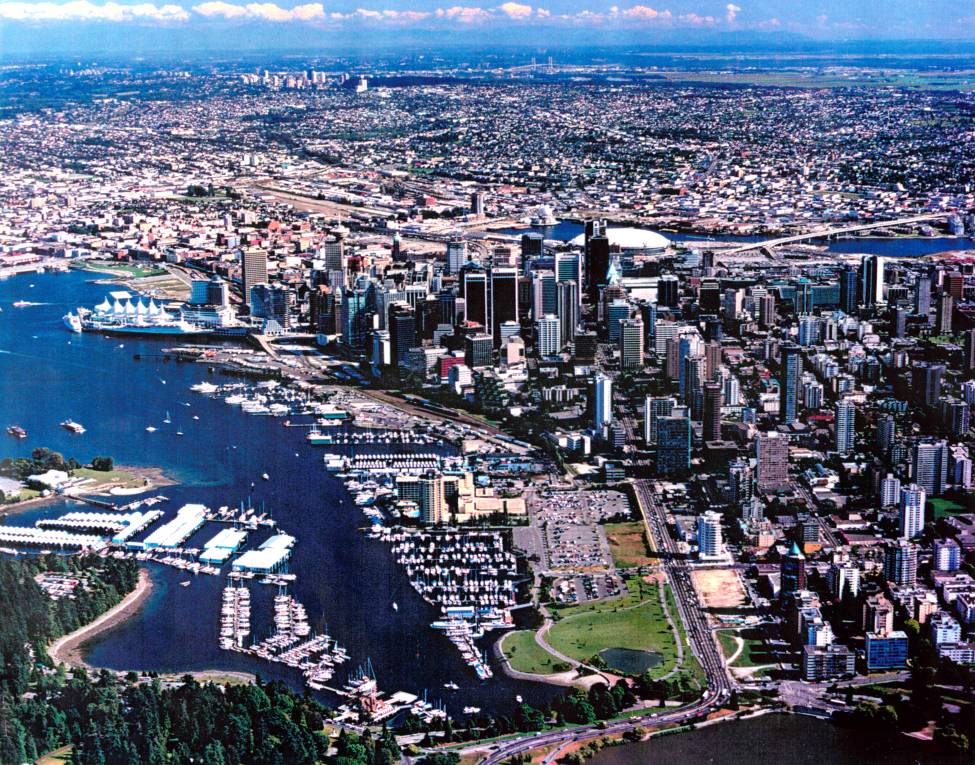 Coal Harbour Aerial Before