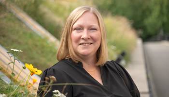 Headshot of Cheryl Bouwmeester at the Vancouver Convention Centre.