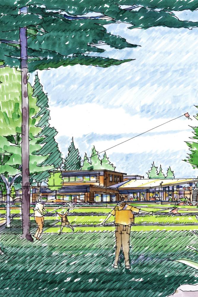 University Endowment Lands perspective rendering