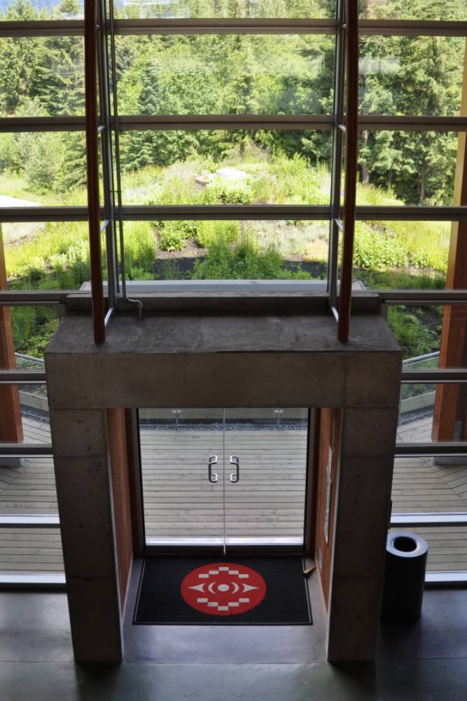 Cultural Centre green roof from interior