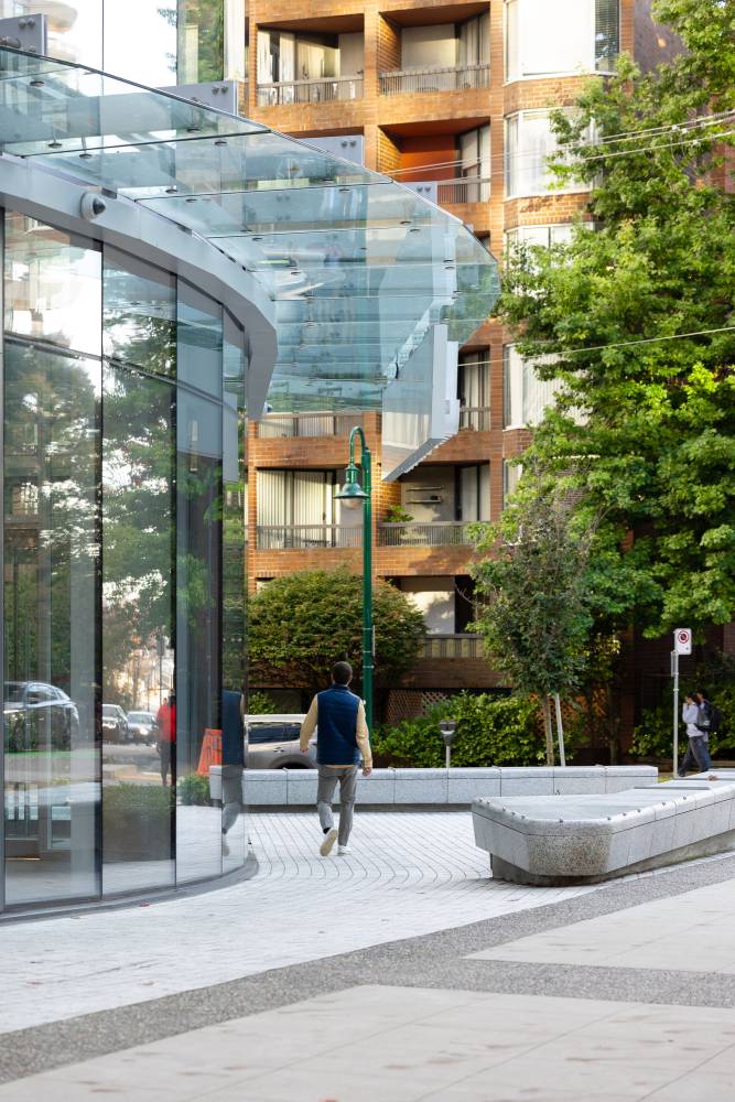 streetscape during day