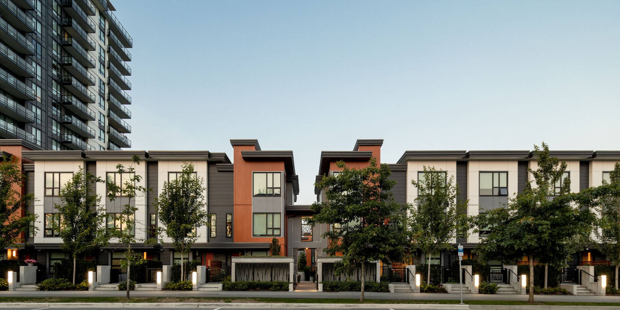 photo of townhomes.