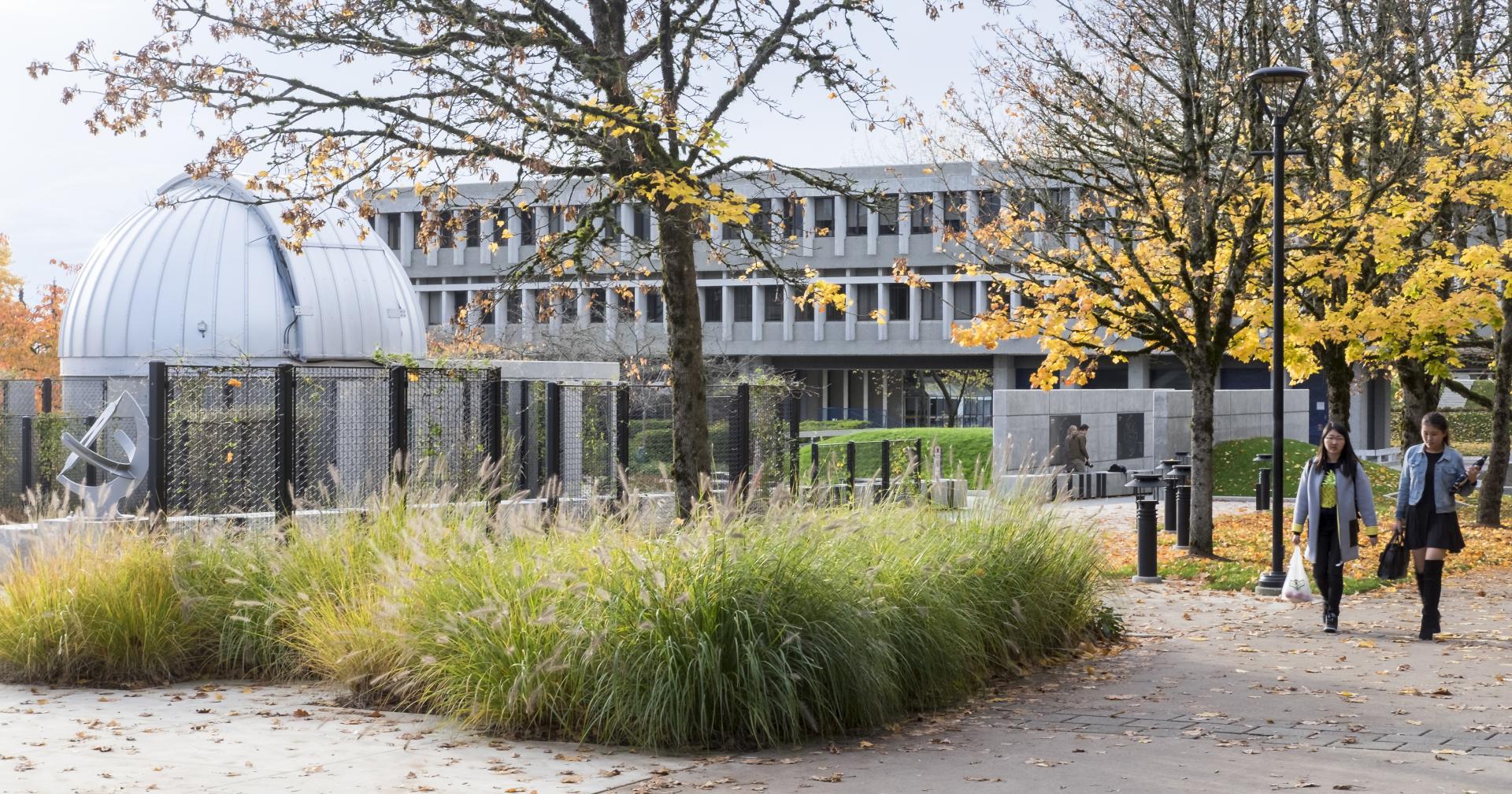 SFU Trottier Observatory and Science Courtyard