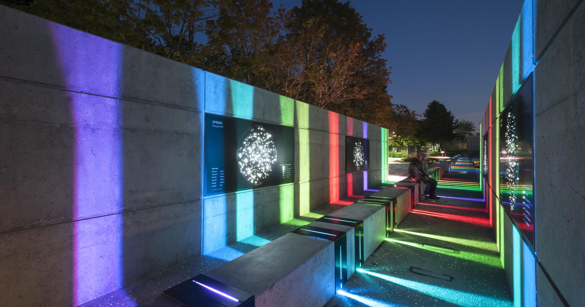 SFU Trottier Observatory and Science Courtyard