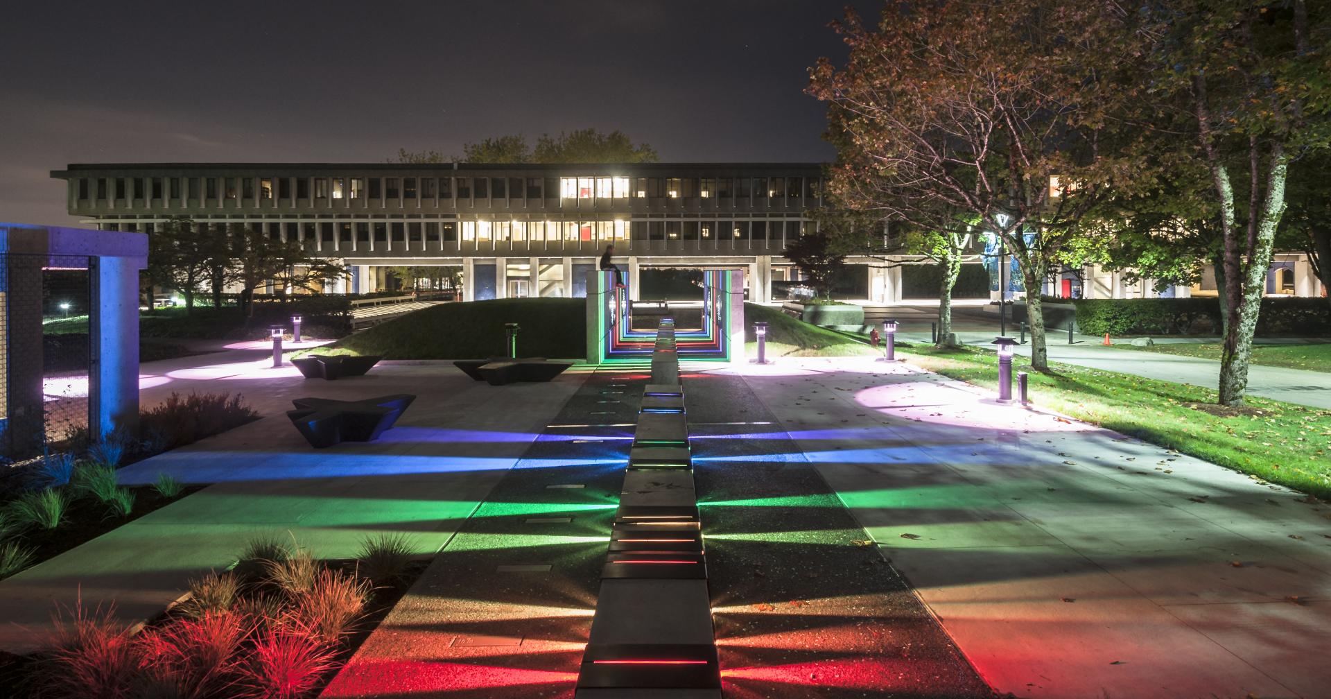 SFU Trottier Observatory and Science Courtyard