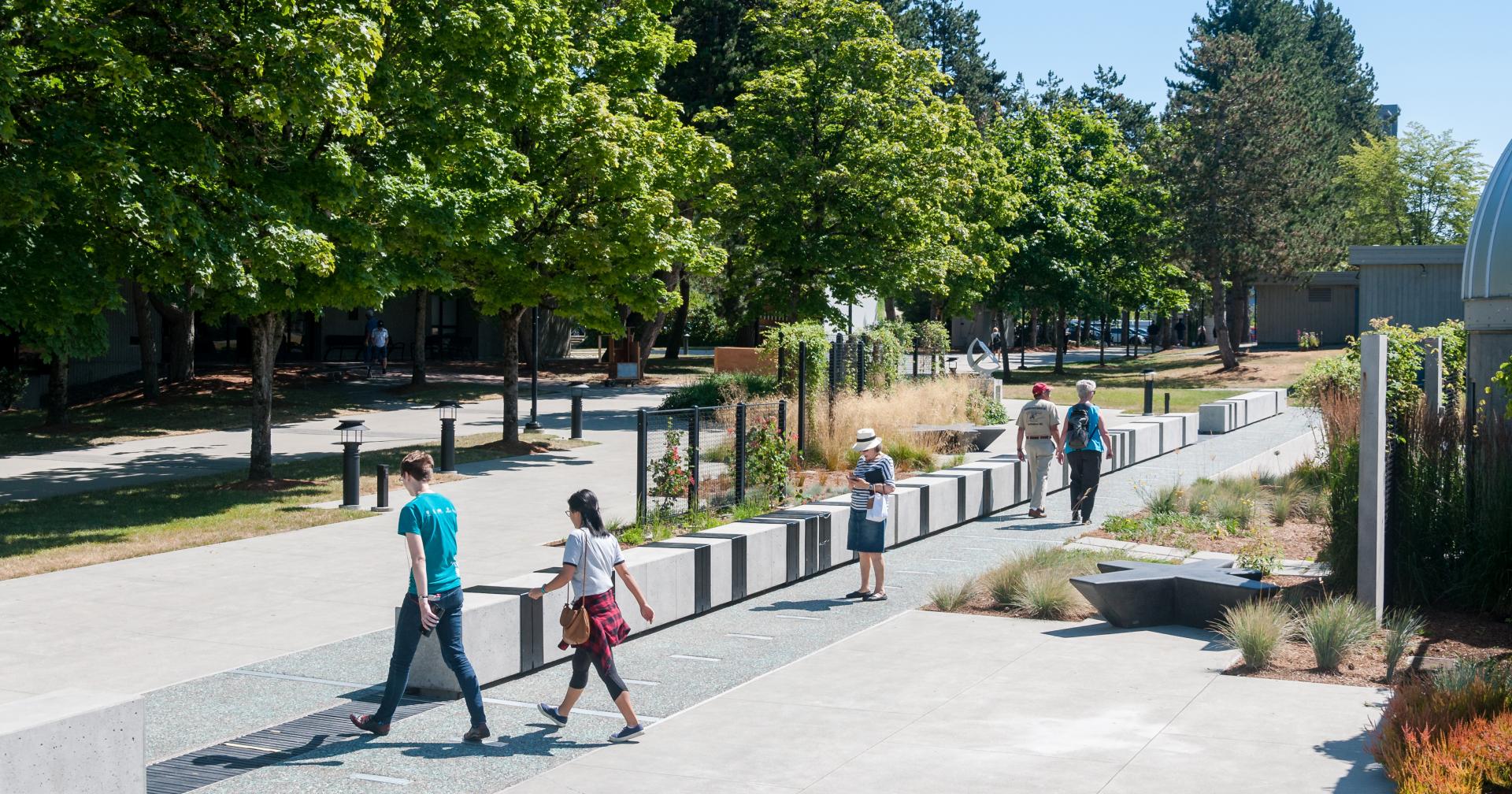 SFU Trottier Observatory and Science Courtyard