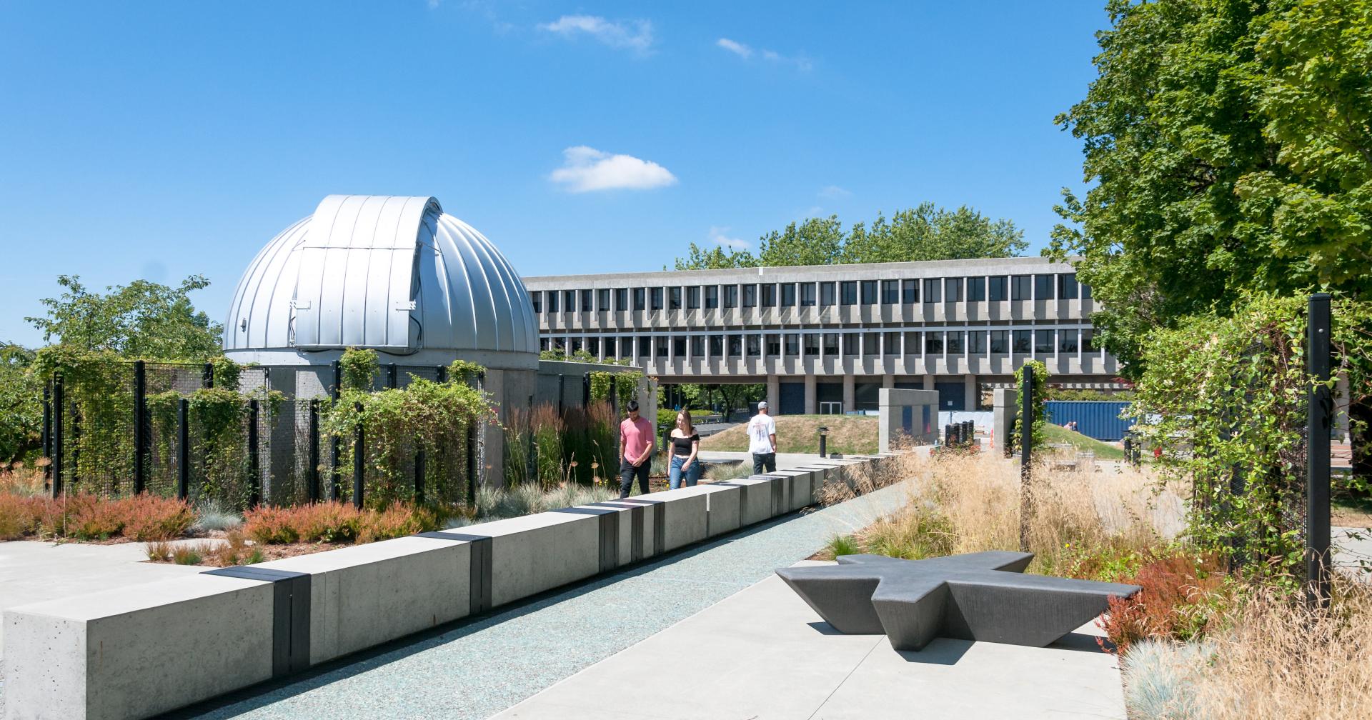 SFU Trottier Observatory and Science Courtyard