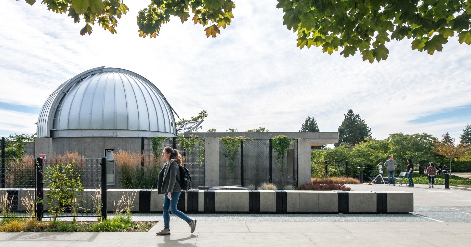 SFU Trottier Observatory and Science Courtyard