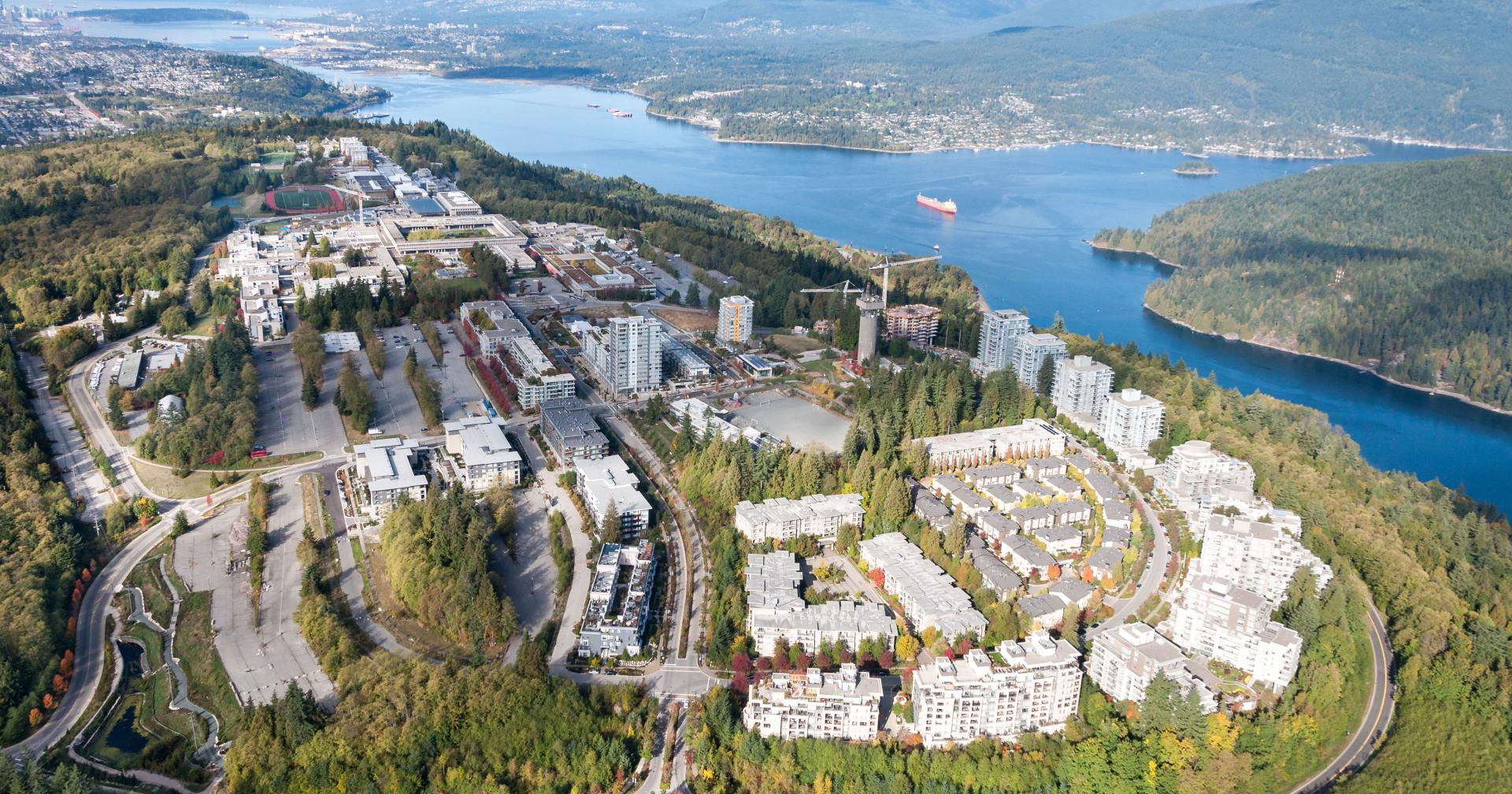 SFU UniverCity Aerial