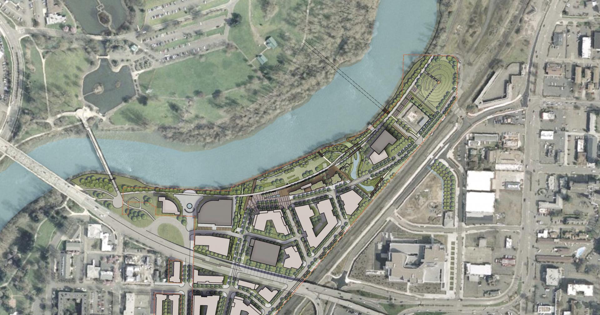 Eugene's Williamette Waterfront Master Plan