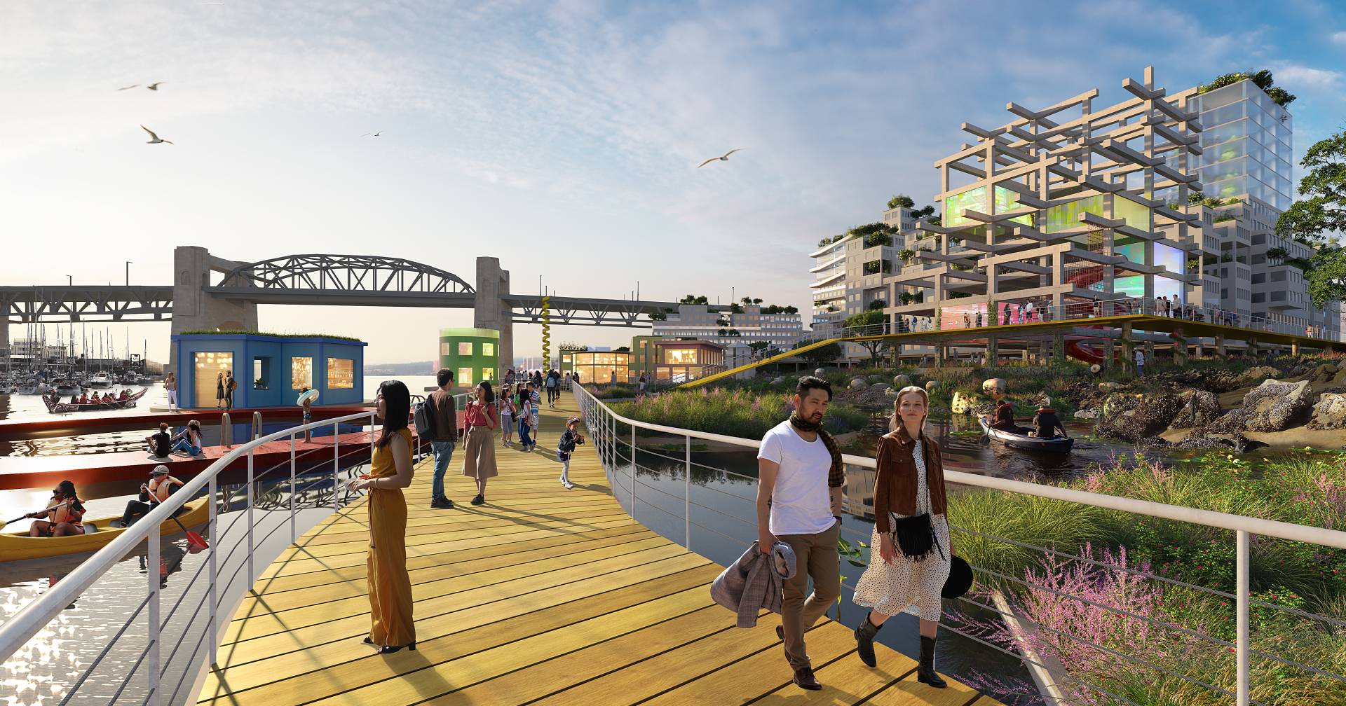 Between Bridges Rendering 2100