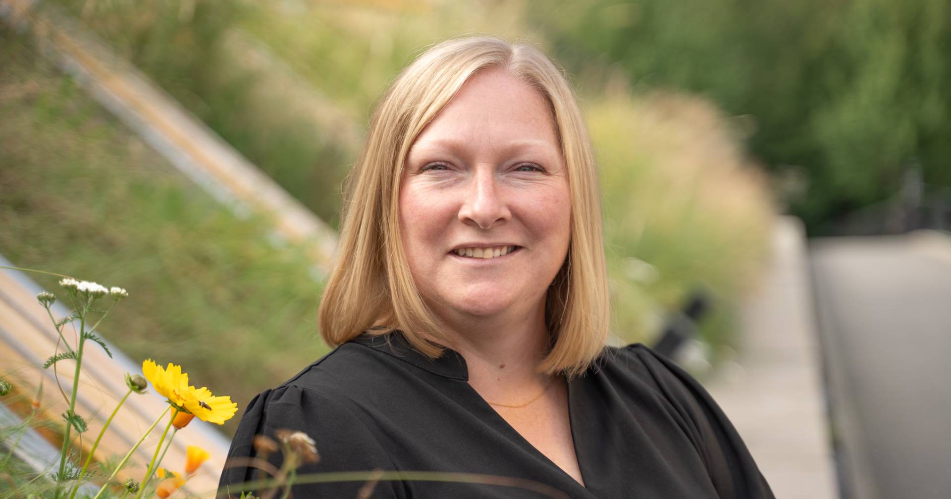 Headshot of Cheryl Bouwmeester at the Vancouver Convention Centre.